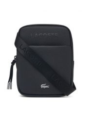 Lacoste Saszetka NH5355SJ Czarny. Czarne saszetki i nerki męskie Lacoste, bez wzorów, ze skóry. Za 344.99 zł.