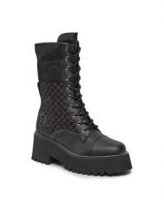 Liu Jo Trapery Flair 04 SF3017 TX040 Czarny. Czarne trapery damskie Liu Jo, z materiału, bez zapięcia. Za 1,319.00 zł.