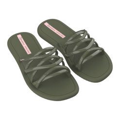 Klapki damskie Ipanema Meu Sol. Szare klapki damskie Ipanema, bez wzorów, z materiału, sportowe, bez obcasa, bez zapięcia. Za 138.00 zł.