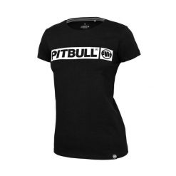 Koszulka damska Pitbull Hilltop. Czarne koszulki sportowe damskie PITBULL, m, bez wzorów, bez ramiączek. Za 79.99 zł.