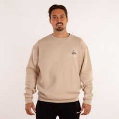 Bluza Vibor-A Cascabel Beige. Brązowe bluzy damskie Softee, bez wzorów, z bawełny, bez ramiączek, bez kaptura. Za 230.99 zł.
