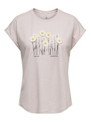 ONLY T-Shirt Jany 15372108 Różowy jasny Regular Fit. Czerwone t-shirty damskie ONLY, m, bez wzorów, z syntetyku, bez kołnierzyka, bez ramiączek. Za 99.99 zł.