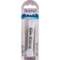 Sznurówki do obuwia BAMA - Sport SF90 White 002. Białe piżamy męskie Bama, bez wzorów, z materiału, bez kołnierzyka, bez ramiączek. Za 4.99 zł.