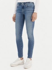 Tommy Jeans Jeansy Sophie DW0DW19530 Niebieski Skinny Fit. Niebieskie jeansy damskie Tommy Jeans, bez wzorów, z bawełny. Za 309.99 zł.