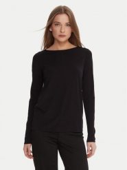 Wolford Bluzka 53336 Czarny Slim Fit. Czarne bluzki damskie Wolford, m, bez wzorów, bez kołnierzyka, bez ramiączek. Za 779.99 zł.