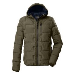 Kurtka pikowana z kapturem Killtec GW 72. Zielone kurtki męskie KILLTEC, bez wzorów, z puchu, sportowe, z kapturem. Za 546.50 zł.
