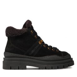 Botki See By Chloé. Czarne botki damskie See By Chloé, bez wzorów, bez obcasa, na płaskiej podeszwie, bez zapięcia. Za 1,989.00 zł.