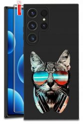 KrainaGSM ETUI do Samsung Galaxy S25 Ultra WZORY | SILIKONOWE MATT CASE + SZKŁO 9H. Balerinki damskie krainaGSM, bez wzorów, bez obcasa, bez zapięcia. Za 29.80 zł.