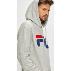 Fila - Bluza. Szare bluzy męskie Fila, l, bez wzorów, z bawełny, z kapturem. W wyprzedaży za 179.90 zł.