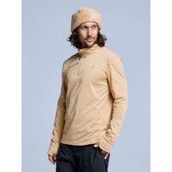 Bluza narciarska - Męska - Arctic 2.0 - Warm Sand. Brązowe bluzy męskie POEDERBAAS, na zimę, m, bez wzorów, z elastanu, sportowe, bez ramiączek, bez kaptura. W wyprzedaży za 177.72 zł.