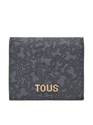 TOUS Portfel Kaos Mini Lines 2002183648 Szary. Szare portfele damskie tous, ze skóry. Za 239.99 zł.