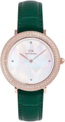 Zegarek damski Daniel Wellington DW00100826 CYRKONIE zielony. Zielone zegarki damskie Daniel Wellington. Za 1,889.61 zł.