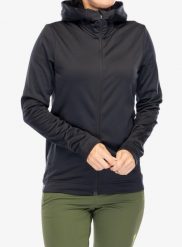 Bluza polarowa damska Peak Performance Rider Tech Zip Hood. Czarne bluzy damskie Peak Performance, xs, bez wzorów, z elastanu, klasyczne, bez ramiączek, z kapturem. Za 456.49 zł.
