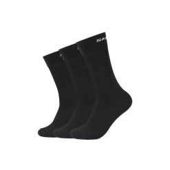 Skarpetki sportowe damskie 3PPK Mesh Ventilation Socks. Czarne skarpetki damskie Skechers, bez wzorów, z bawełny. Za 29.99 zł.