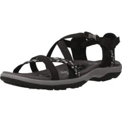 Sandały SKECHERS REGGAE SLIM VACAY Czarny. Czarne sandały damskie Skechers, bez wzorów, z syntetyku, bez obcasa, bez zapięcia. Za 243.99 zł.