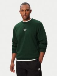 Reebok Bluza Arrigan RK25547CCM Zielony Regular Fit. Zielone bluzy męskie Reebok, m, bez wzorów, z bawełny, bez ramiączek, bez kaptura. Za 199.99 zł.