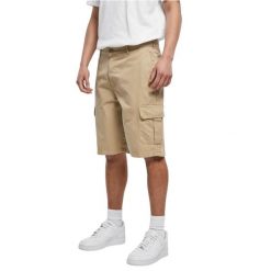 Szorty bermudzkie cargo Urban Classics Big. Brązowe szorty męskie Urban Classics, bez wzorów. Za 191.05 zł.