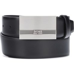 BOSS Baxton Pasek Czarny. Czarne paski męskie Boss, z materiału. Za 354.95 zł.