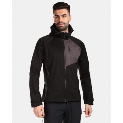 Męska kurtka softshell Kilpi BELTRA-M. Niebieskie kurtki męskie Kilpi, m, bez wzorów, z softshellu, bez kaptura, trekkingowe. Za 422.05 zł.