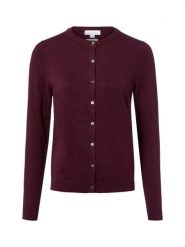 Brookshire Kardigan damski Kobiety Bawełna lila marmurkowy, XL. Kardigany damskie brookshire, uniwersalny, bez wzorów, z bawełny, klasyczne, bez kołnierzyka. Za 249.95 zł.