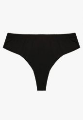 Czarne Bezszwowe Majtki Typu Stringi Tenazura. Czarne majtki damskie Renee, z jeansu. Za 4.99 zł.