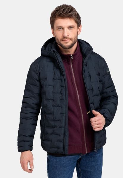 Pikowana kurtka J-SINTOR. Kurtki męskie Volcano, m, bez wzorów, z materiału, z kapturem. Za 339.99 zł.