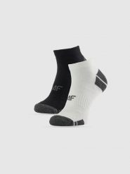 4F Skarpetki krótkie treningowe (2-pack) męskie - multikolor 39-42. Szare skarpety męskie 4F, bez wzorów. Za 39.99 zł.