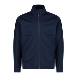 Kurtka wodoodporna CMP. Niebieskie kurtki sportowe męskie CMP, bez wzorów, z softshellu, bez kaptura, trekkingowe. Za 435.50 zł.