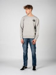 Champion Bluza "C-Neck" | HBGF88H586N8A | Mężczyzna | Szary. Szare bluzy męskie Champion, m, bez wzorów, z bawełny, bez ramiączek, bez kaptura. W wyprzedaży za 129.00 zł.