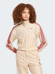 Adidas Bluza Reversible Firebird Track Top KT1850 Beżowy Regular Fit. Brązowe bluzy damskie Adidas, s, bez wzorów, z syntetyku, bez ramiączek, bez kaptura. Za 478.99 zł.