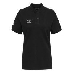 Damska koszulka polo Hummel Move Grid. Czarne bluzki damskie Hummel, l, bez wzorów, bez kołnierzyka, bez ramiączek. Za 168.50 zł.