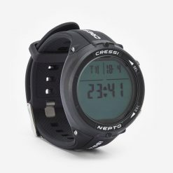 Zegarek do freedivingu i łowiectwa podwodnego Cressi Nepto. Zegarki męskie CRESSI, bez wzorów, z poliamidu, sztuczne. Za 869.99 zł.