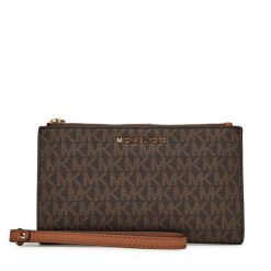Portfel MICHAEL Michael Kors. Brązowe portfele damskie MICHAEL Michael Kors. Za 659.99 zł.
