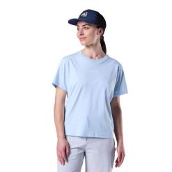 T-shirt damski Rossignol Waterfall. Niebieskie t-shirty damskie Rossignol, bez wzorów, sportowe, bez kołnierzyka, bez ramiączek. Za 275.50 zł.