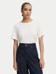 Weekend Max Mara T-Shirt Pelota 2615941052 Biały Regular Fit. Białe t-shirty damskie Weekend Max Mara, xl, bez wzorów, ze lnu, bez kołnierzyka, bez ramiączek. Za 609.99 zł.