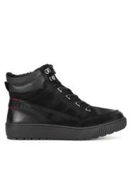 Go Soft Botki WI23-PIKOLA-07 Czarny. Czarne botki damskie GO SOFT, bez wzorów, z nubiku, bez obcasa, na płaskiej podeszwie, bez zapięcia. Za 259.99 zł.