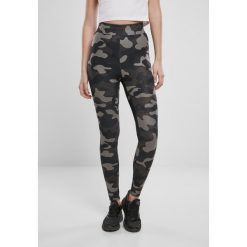 Damskie legginsy Urban Classic camo waist. Czarne legginsy damskie Urban Classics, bez wzorów. Za 175.50 zł.