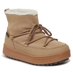 Śniegowce CMP. Brązowe śniegowce damskie CMP, bez zapięcia. Za 499.99 zł.
