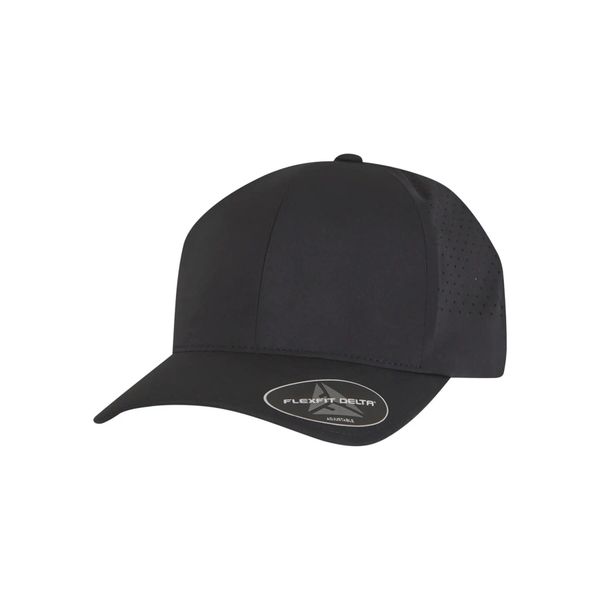 Czapka typu snapback Flexfit Delta. Szare czapki damskie FLEXFIT, bez wzorów, z poliesteru. Za 155.60 zł.