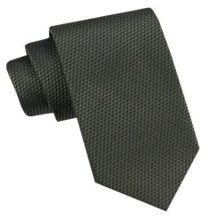 Klasyczny, Męski Krawat - Szeroki - Chattier - Zgniła Zieleń, Drobny Wzór. Zielone krawaty i muchy Chattier, bez wzorów, z tkaniny, eleganckie. Za 49.00 zł.