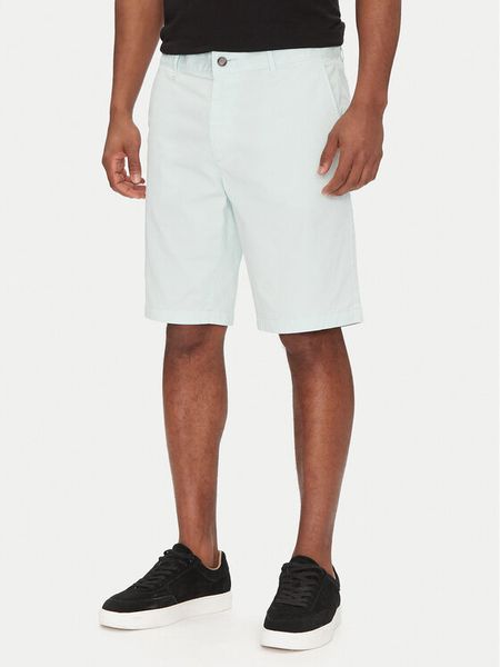 BOSS Szorty materiałowe Chino-Slim-Shorts 50536723 Błękitny Regular Fit. Niebieskie szorty męskie Boss, bez wzorów, z bawełny. Za 429.99 zł.