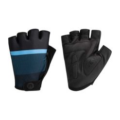 Letnie rękawiczki rowerowe Rogelli Hero II. Czarne rękawiczki męskie Rogelli, na lato, bez wzorów. Za 79.00 zł.
