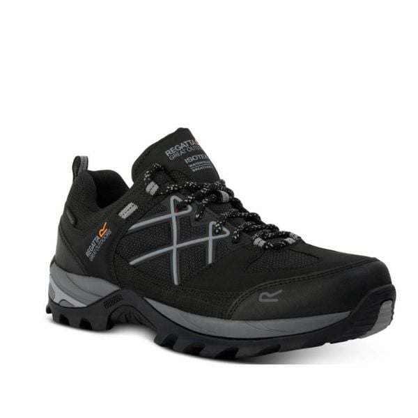 Męskie Buty Do Chodzenia Samaris III Low. Czarne buty zimowe męskie Regatta, bez wzorów, bez obcasa, bez zapięcia. Za 339.99 zł.