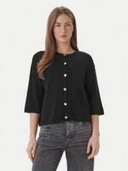 ONLY Kardigan Maisie 15364920 Czarny Regular Fit. Czarne kardigany damskie ONLY, m, bez wzorów, z wiskozy, bez kołnierzyka. Za 169.99 zł.