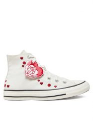 Converse Trampki Chuck Taylor All Star Roses A13650C Biały. Białe trampki i tenisówki damskie Converse, bez wzorów, z materiału, bez zapięcia. Za 239.99 zł.
