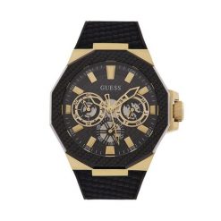 Zegarek Guess. Czarne zegarki męskie Guess, z aplikacjami. Za 679.99 zł.