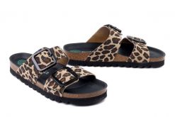 DR. BRINKMANN 700917-00 leo, klapki damskie. Brązowe klapki damskie Dr. Brinkmann, bez wzorów, ze skóry, bez obcasa, bez zapięcia. Za 329.90 zł.