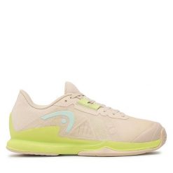 Buty do tenisa Head. Brązowe obuwie sportowe damskie Head, bez wzorów, bez zapięcia, do biegania. Za 519.99 zł.