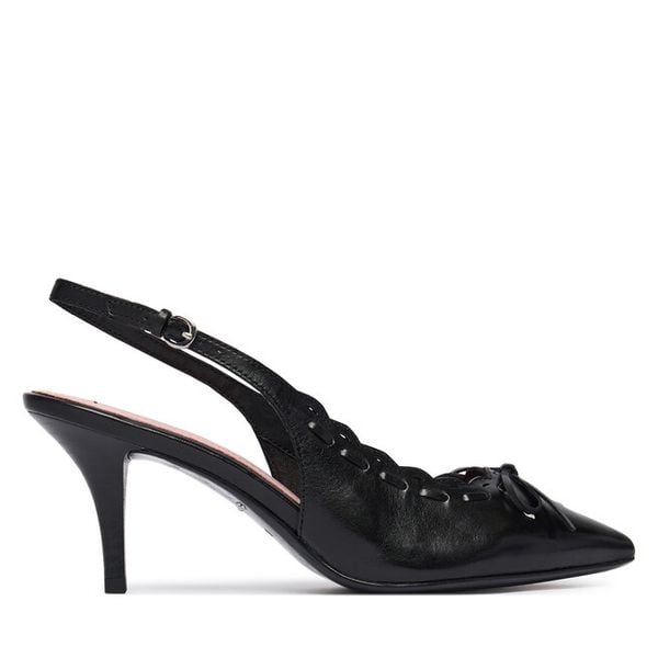 Sandały Tamaris. Czarne sandały damskie Tamaris, bez wzorów, bez obcasa, na szpilce, bez zapięcia. Za 263.99 zł.