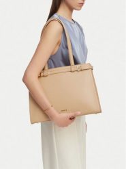 MEXX Torebka EO-MEXX-S-023-09 Beżowy. Brązowe shopperki damskie Mexx, bez wzorów, ze skóry, bez dodatków. Za 299.99 zł.